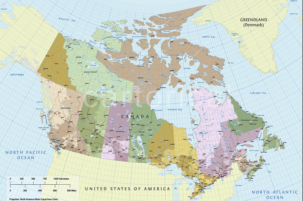 political canada map political map of canada cartorical political canada map political map of canada cartorical