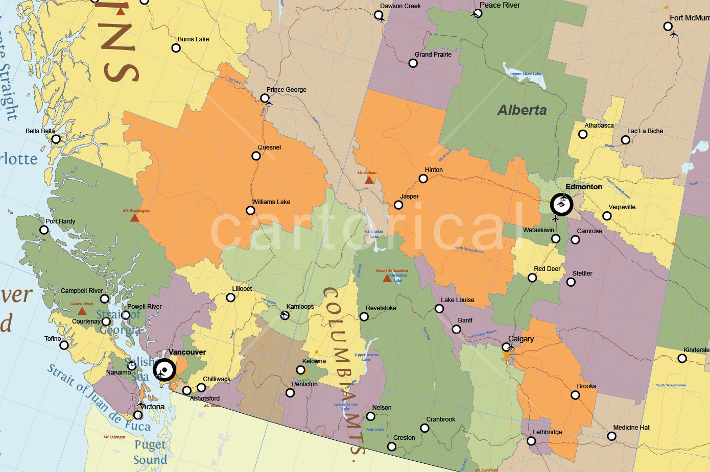 Canada Political Map 05 3
